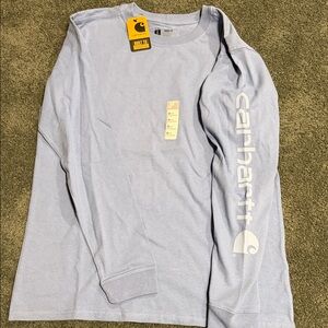 Carhartt Men's Light Blue Long Sleeve Tee